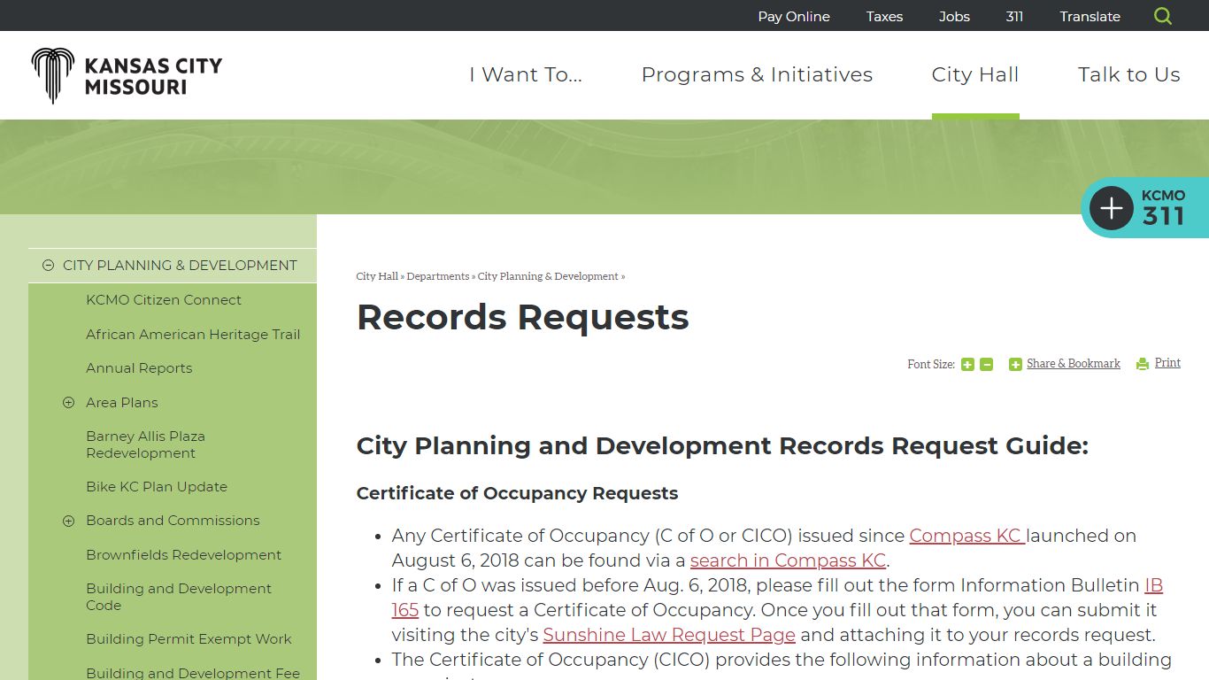 Records Requests | KCMO.gov - City of Kansas City, MO