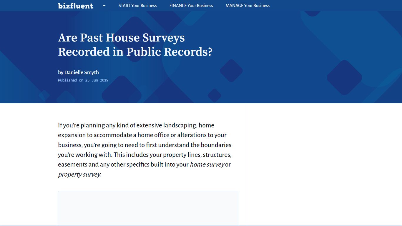 Are Past House Surveys Recorded in Public Records? | Bizfluent